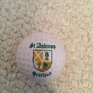 St. Andrews first day practice ball